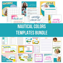 Complete Funnel Creation & Promotion Bundle - Canva Templates | Nautical