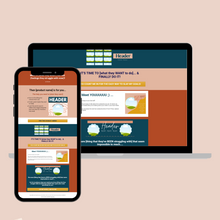 Lead Magnet or Sales Page - Leadpages Template | Harvest Hues