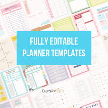 MEGA Planner Pages - Canva Templates | Soft Spring