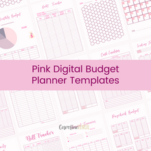 Budget Planner Bundle - Canva Templates | Bubblegum Pink
