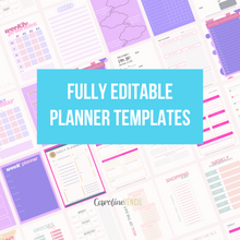 MEGA Planner Pages - Canva Templates | Soft Spring