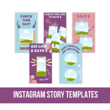 Canva Tempate Bundle | Purple Blues