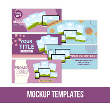 Canva Tempate Bundle | Purple Blues