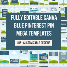 Digital Product Canva Templates | Cool Blue