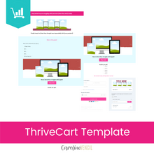 Sales Page ThriveCart Template | Pink Sky