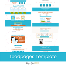 Customizable Sales Page - Leadpages Template | Summer Bright