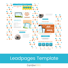 Customizable Sales Page - Leadpages Template | Oceanic