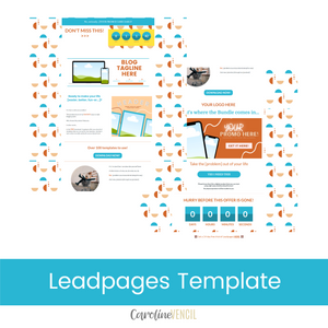 Customizable Sales Page - Leadpages Template | Oceanic