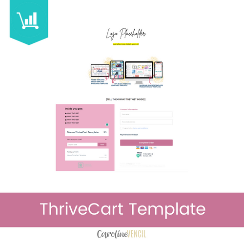 Checkout Page ThriveCart Template | Berry