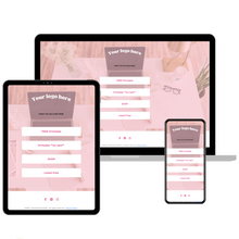 Instagram Landing Page Mockup - Leadpages Template | Peach