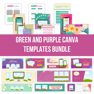Complete Funnel Creation & Promotion Bundle - Canva Templates | Purple Spring