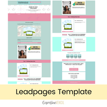 Customizable Sales Page - Leadpages Template | Rosy Mint
