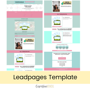 Customizable Sales Page - Leadpages Template | Rosy Mint