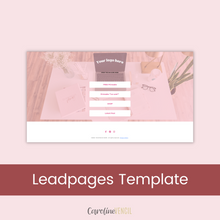Social Media Linktree Page - Leadpages Template | Ballet Pink