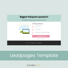 Customizable Tripwire Leadpages Template | Sage Green
