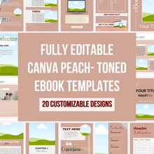 Ebook Templates for Lead Magnet or Digital Product - Canva Templates | Moody Peach
