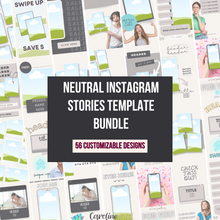 Instagram Story Bundle - Canva Templates | Neutral Stone