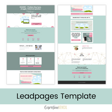 Customizable Product Sales Page - Leadpages Template | Sage Green