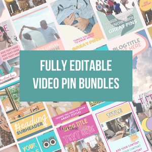 Video Pin Bundle - Canva Templates