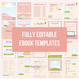 Ebook Templates for Lead Magnet or Digital Product - Canva Templates | Blush