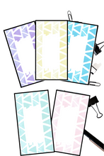 Triangle Pattern Printable Cash Envelopes {Set of 5}
