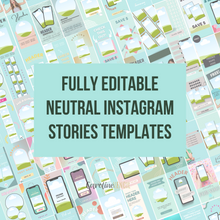 MEGA Instagram Stories Bundle - Canva Templates | Sea Green