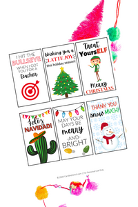 Teacher Gift Cards {2 pages}