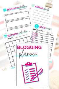 Blogging Planner {21 pages}