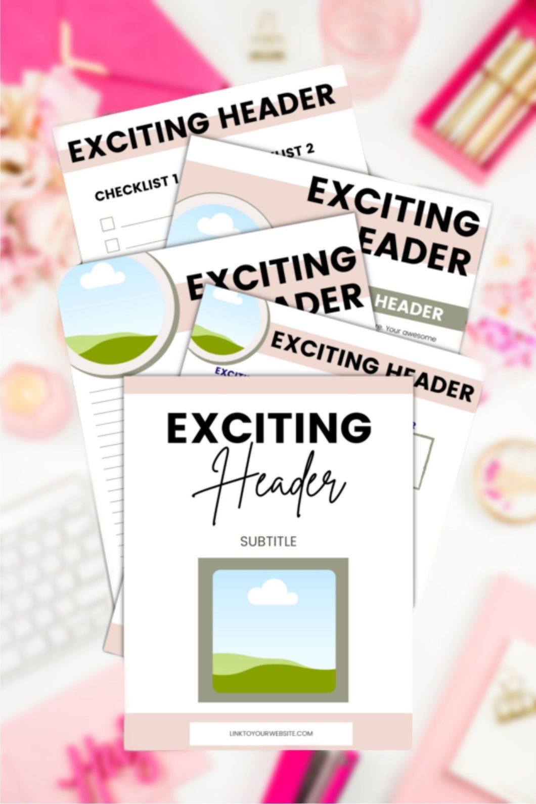 ebook Canva Template - 10 Pages | Neutral