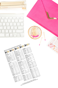 Build Your Monthly Budget Worksheet