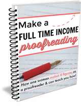 Make a Full Time Income Proofreading