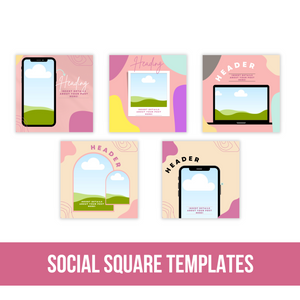 Complete Funnel Creation & Promotion Bundle - Canva Templates | Creamy Pink